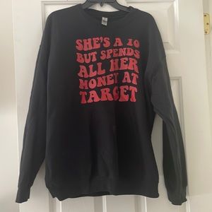 Small shop custom sweatshirt